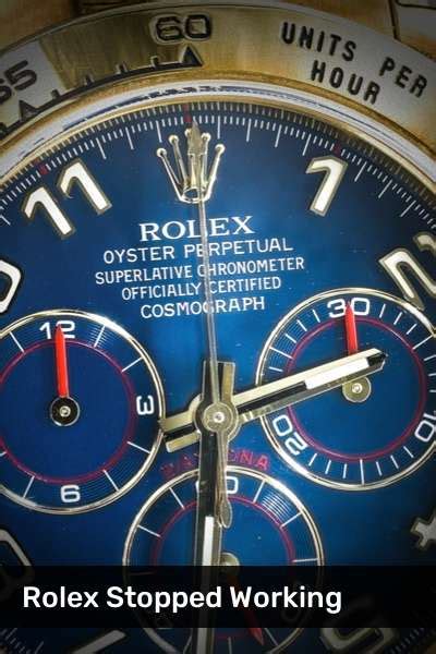 rolex watch ticing|my rolex keeps stopping.